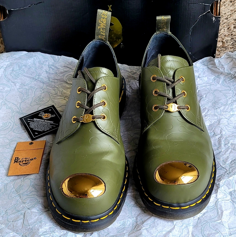Dr Martens x Bape boot US 12 Khaki green